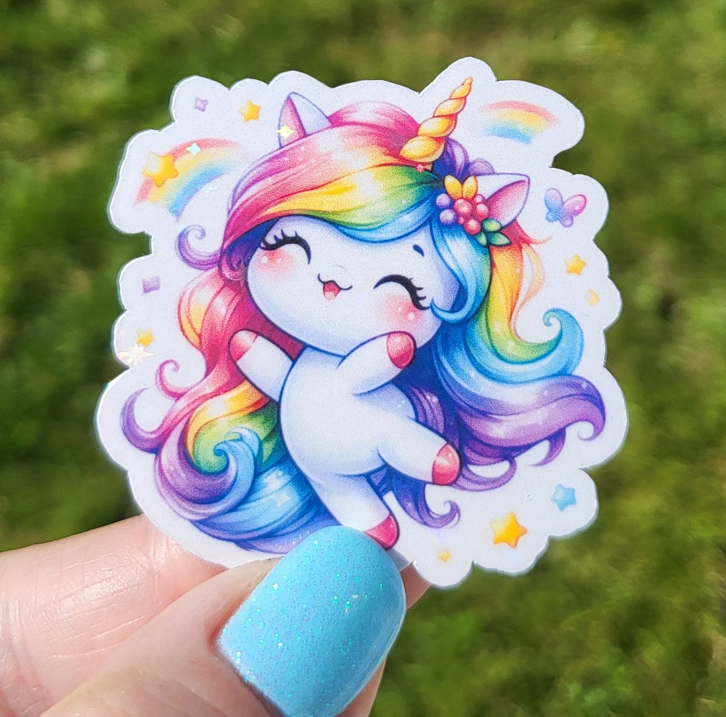Sticker bébé licorne