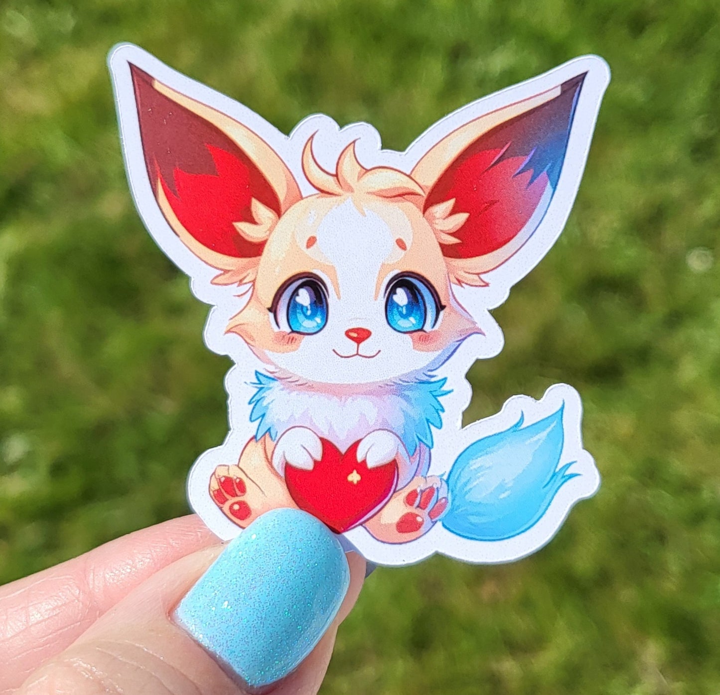 Sticker bébé renard