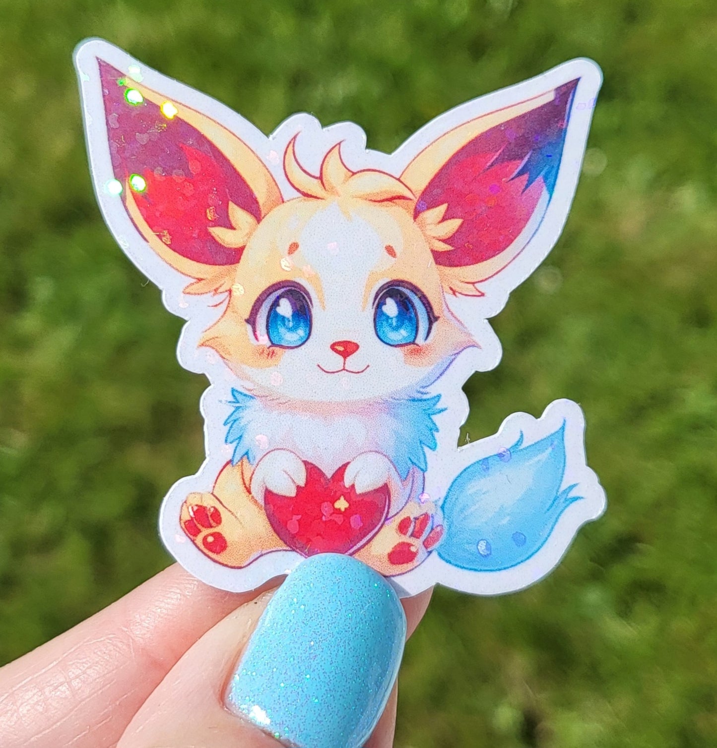 Sticker bébé renard