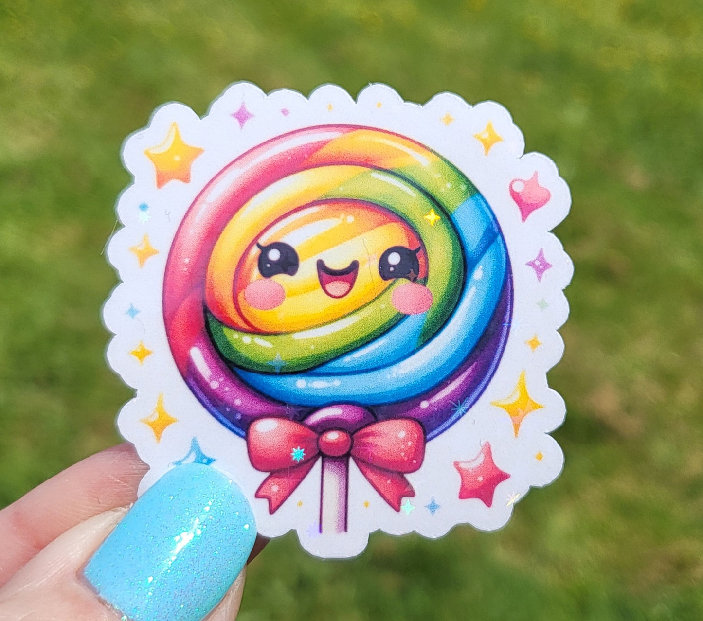 Sticker sucette noeud