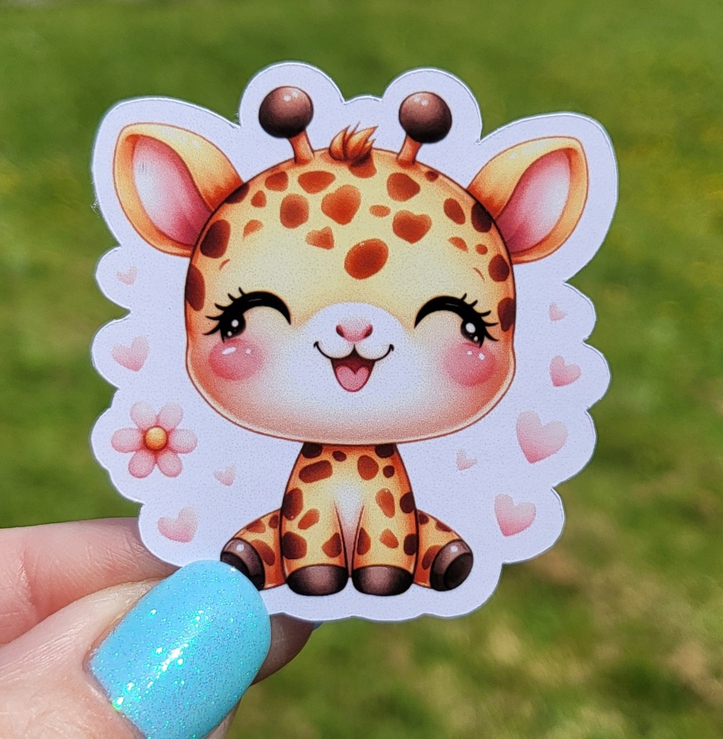 Sticker girafe