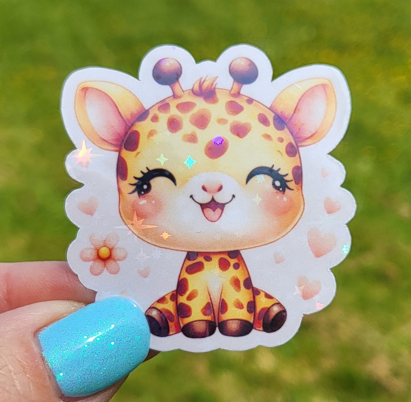Sticker girafe