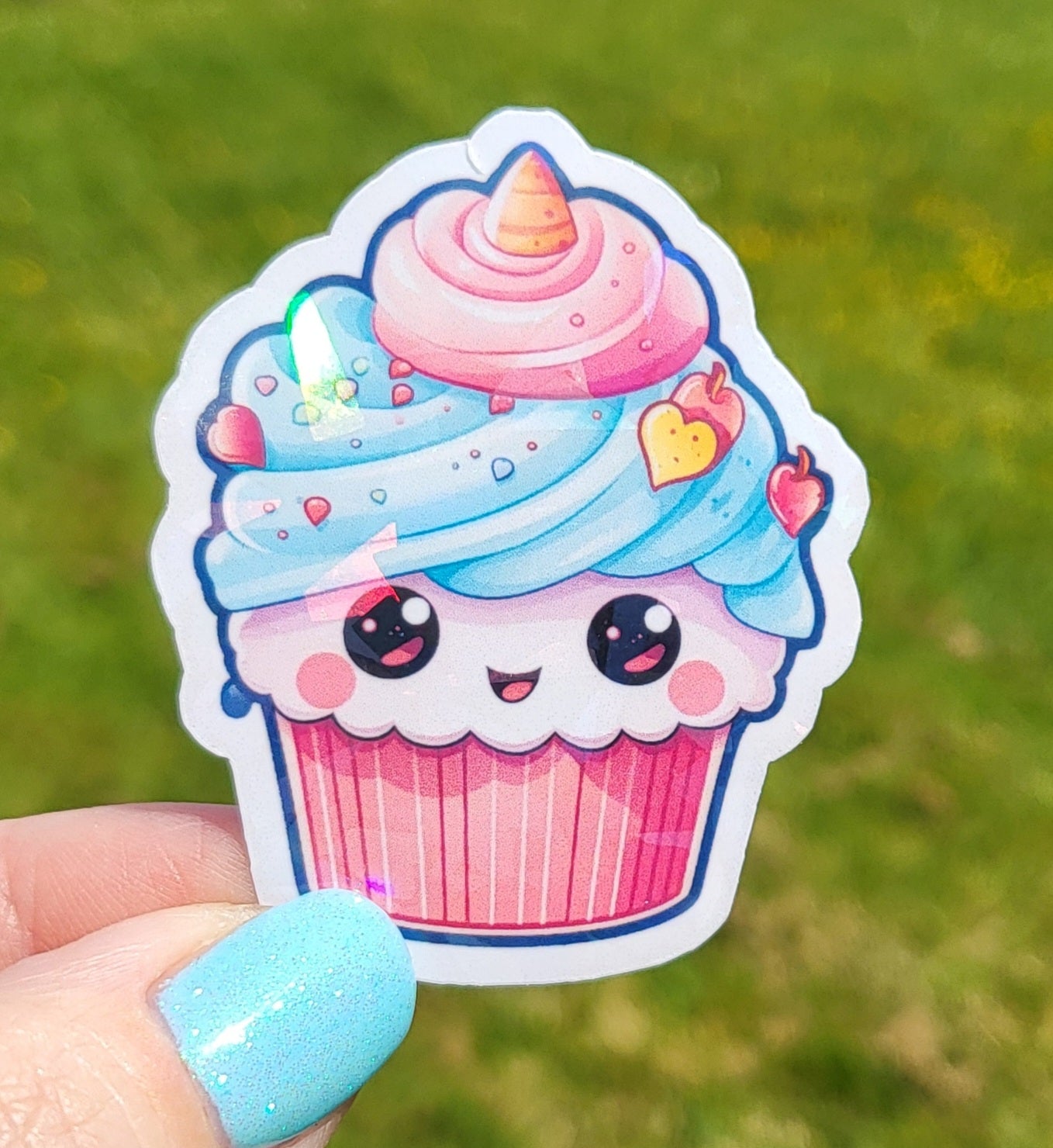 Sticker cupcake
