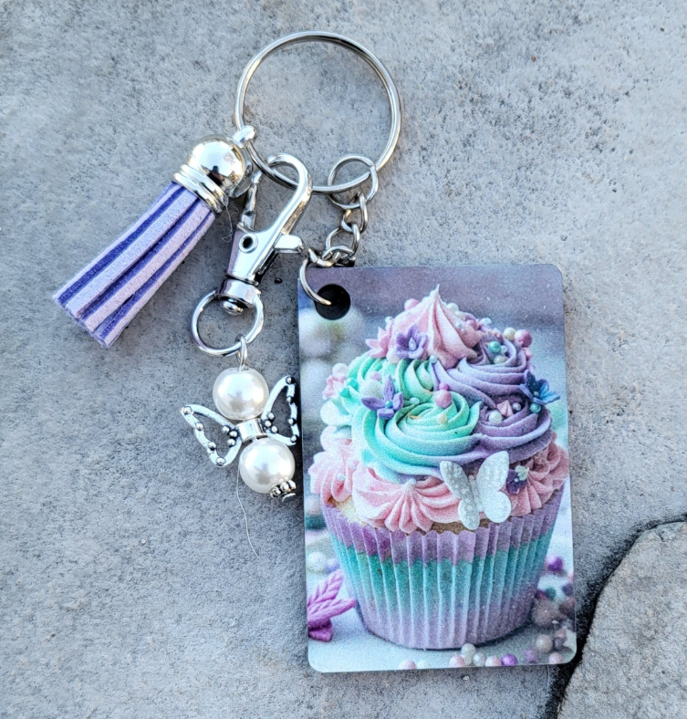 Porte clef cupcake