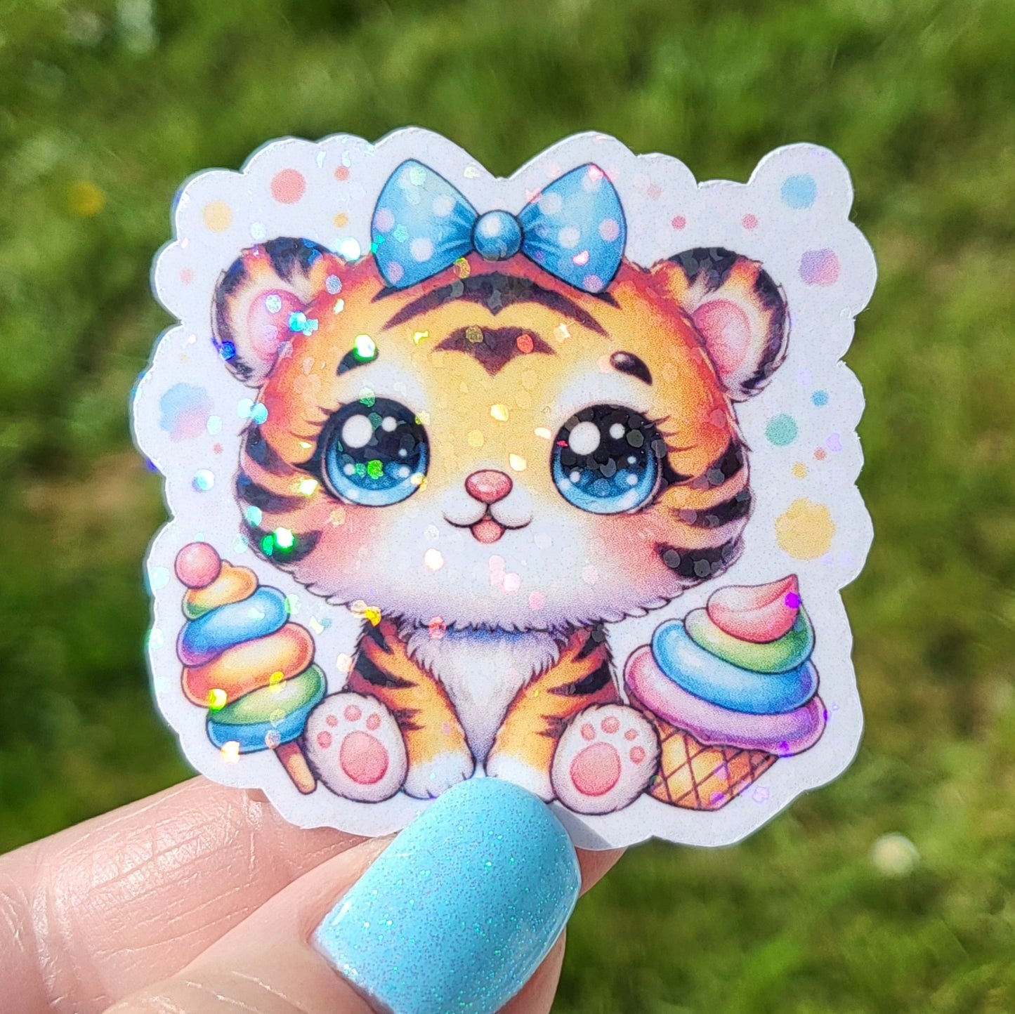 Sticker bébé tigre