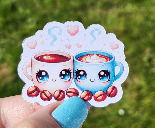 Sticker double tasse