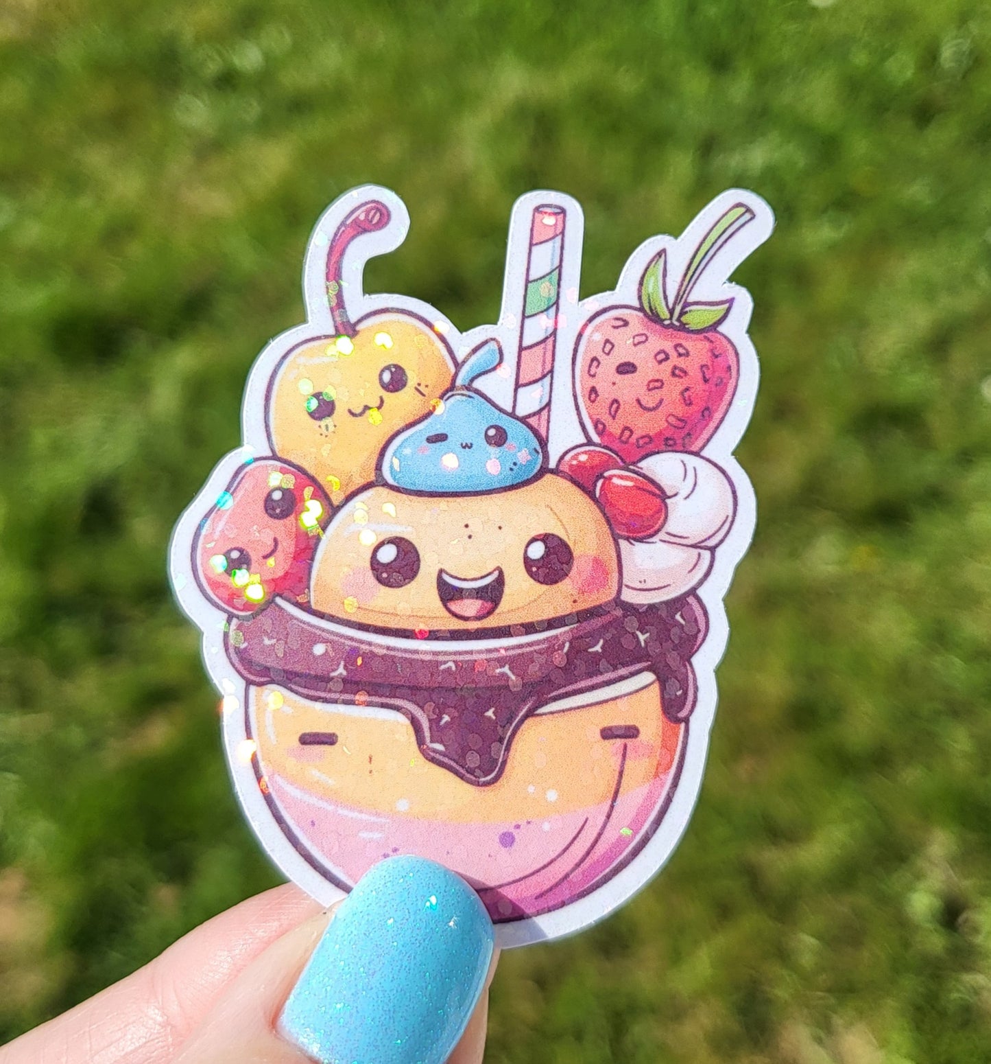 Sticker pot de fruits