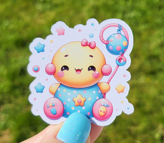 Sticker bonbon bébé mignon
