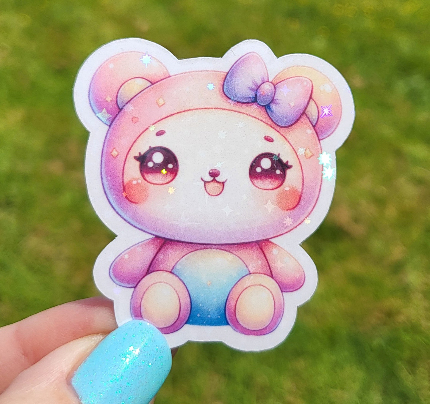 Sticker bébé ourson fille