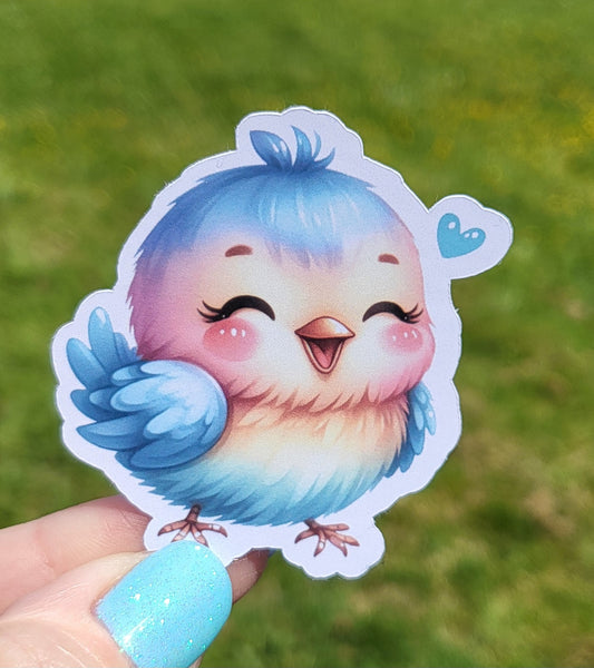 Sticker bébé oiseau