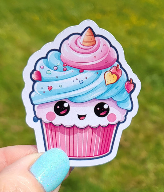 Sticker cupcake