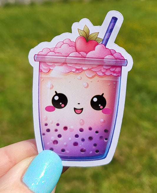 Sticker bubble tea