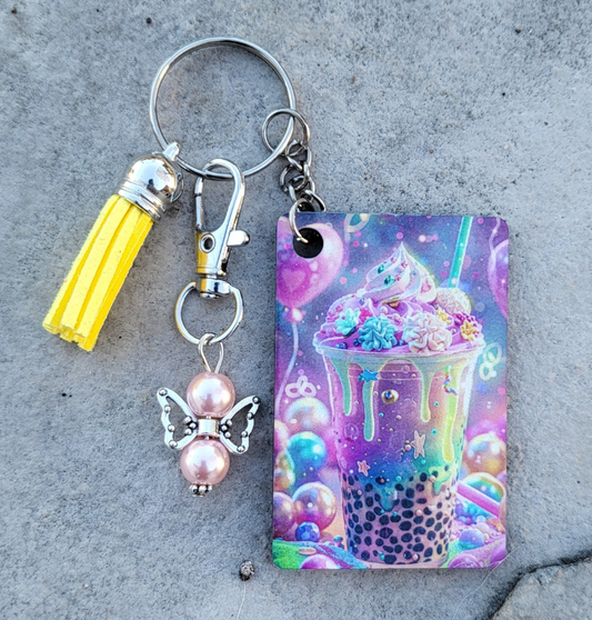Porte clef bubble tea