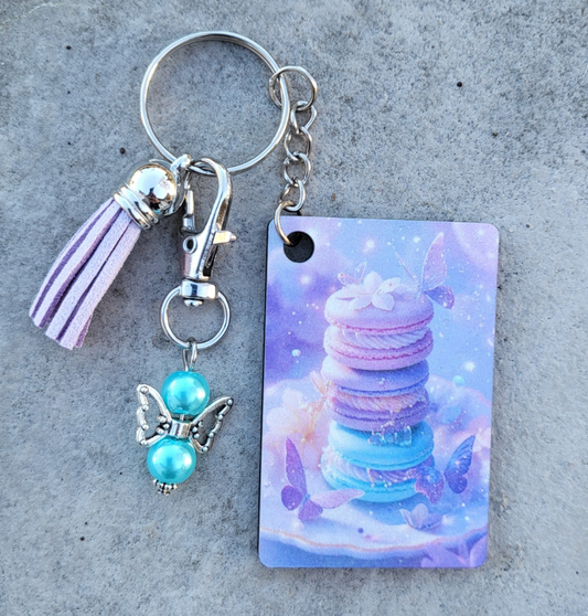 Porte clef macaron