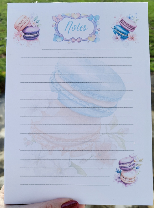 Bloc note Macarons
